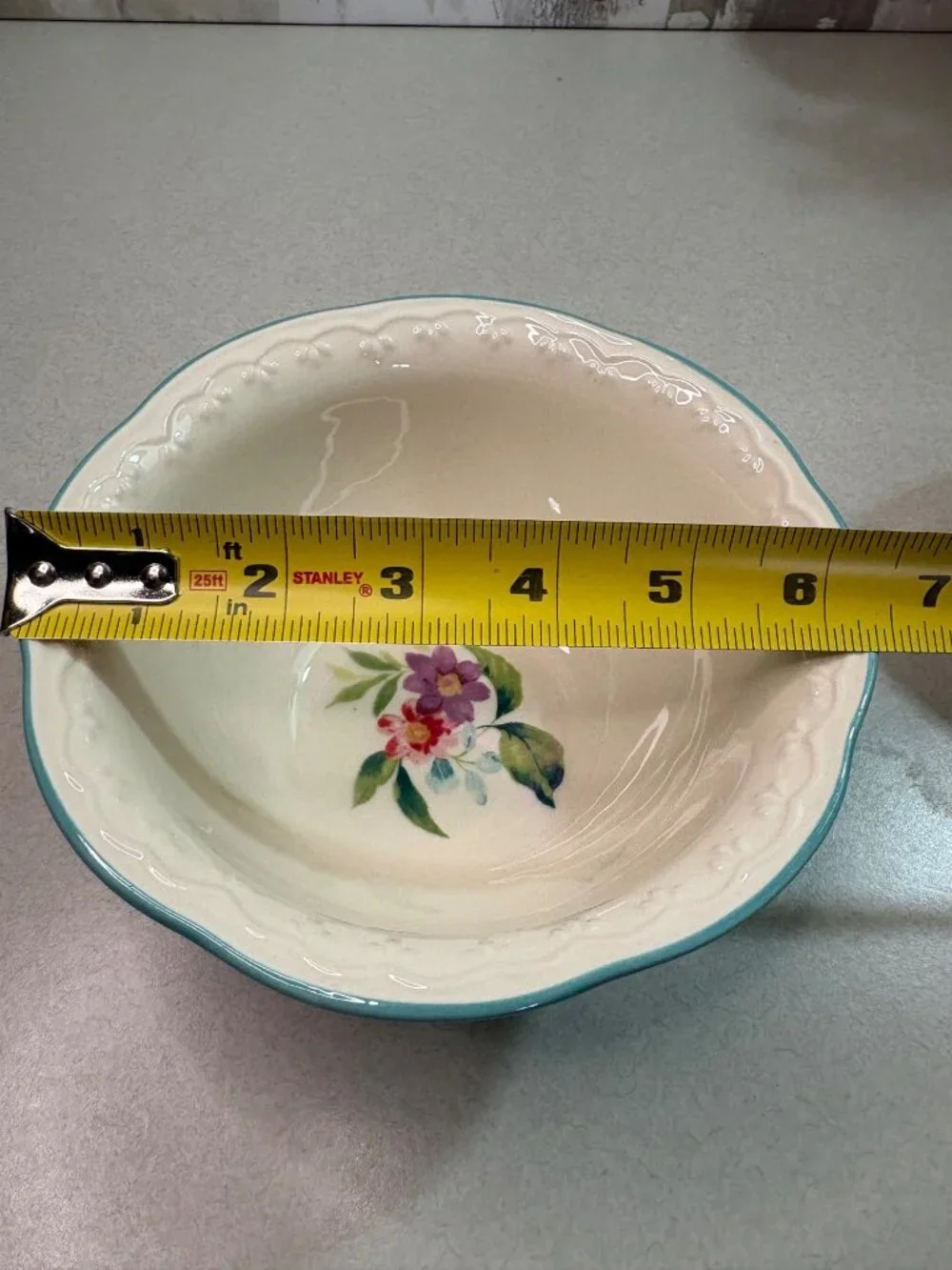 Pioneer Woman Ceramic Cereal & Fruit Bowl Set of Two Floral